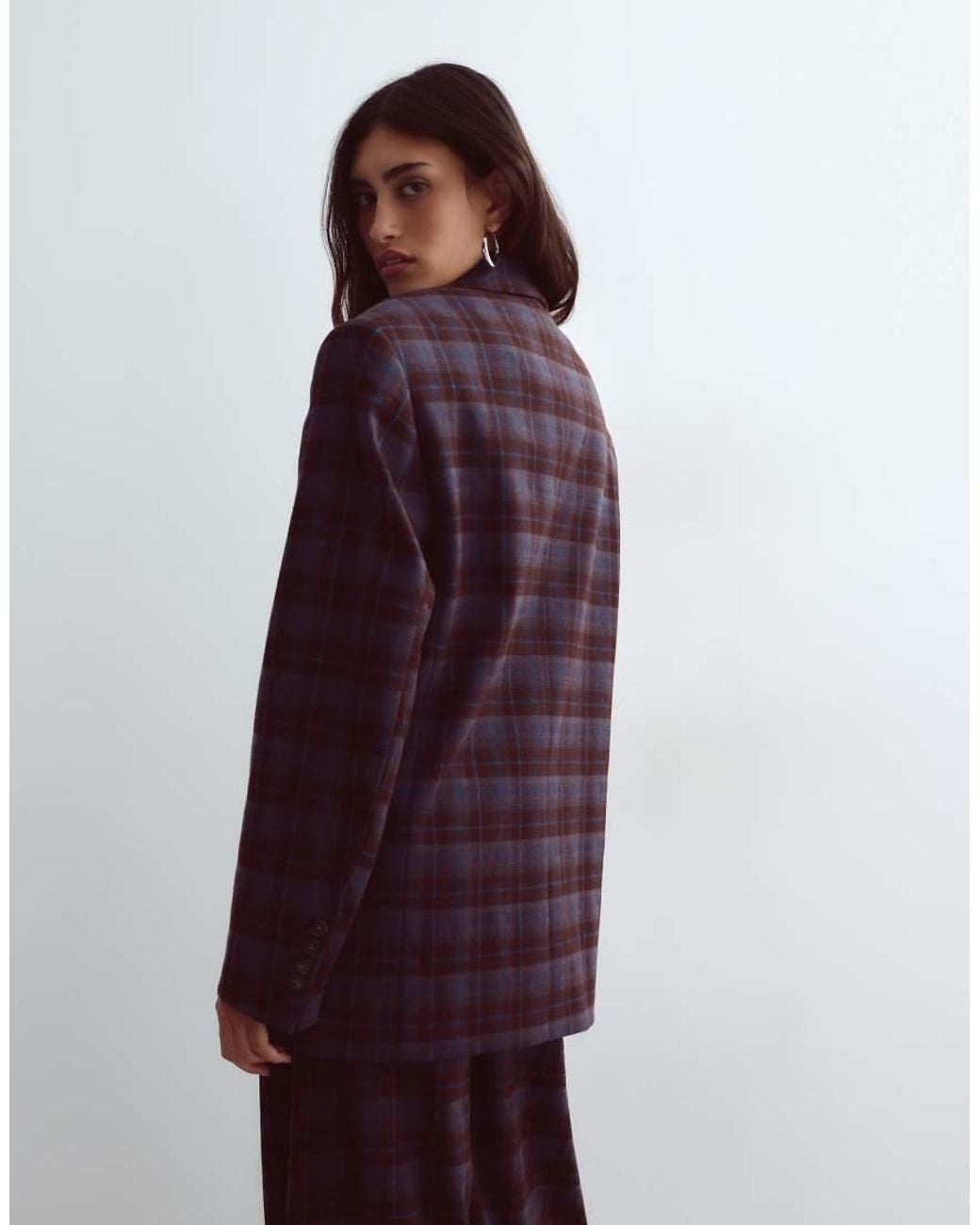 ARRANGE Multicolor Oversized Single Breasted Blazer Co-Ord
