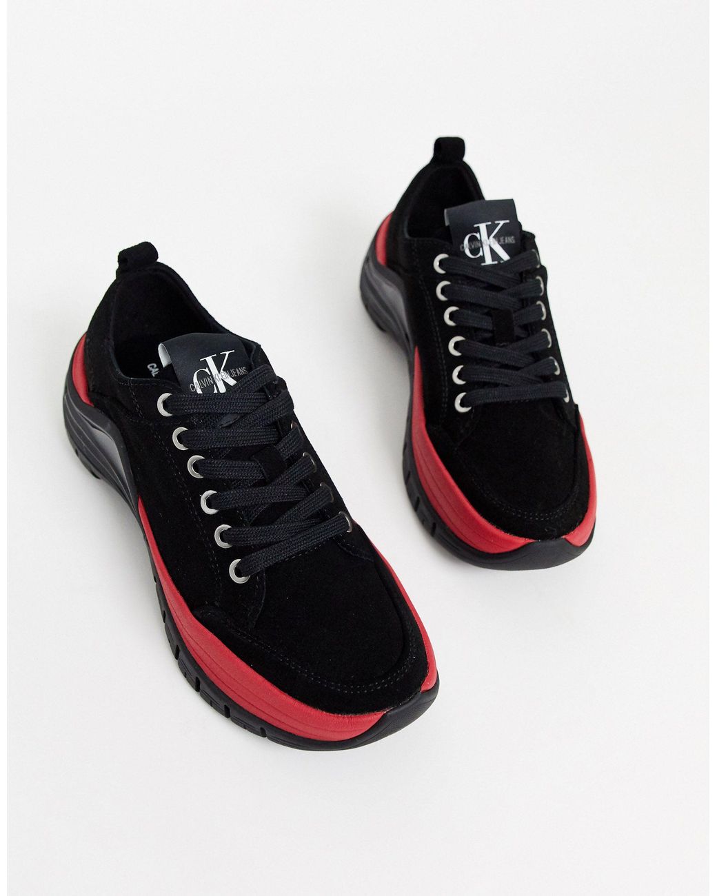 calvin klein chunky sneakers black