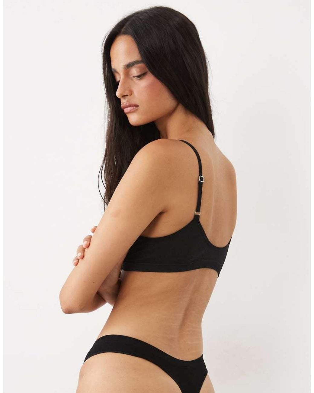 Cotton On Black 2 Pack Seamless Low Rise Thong