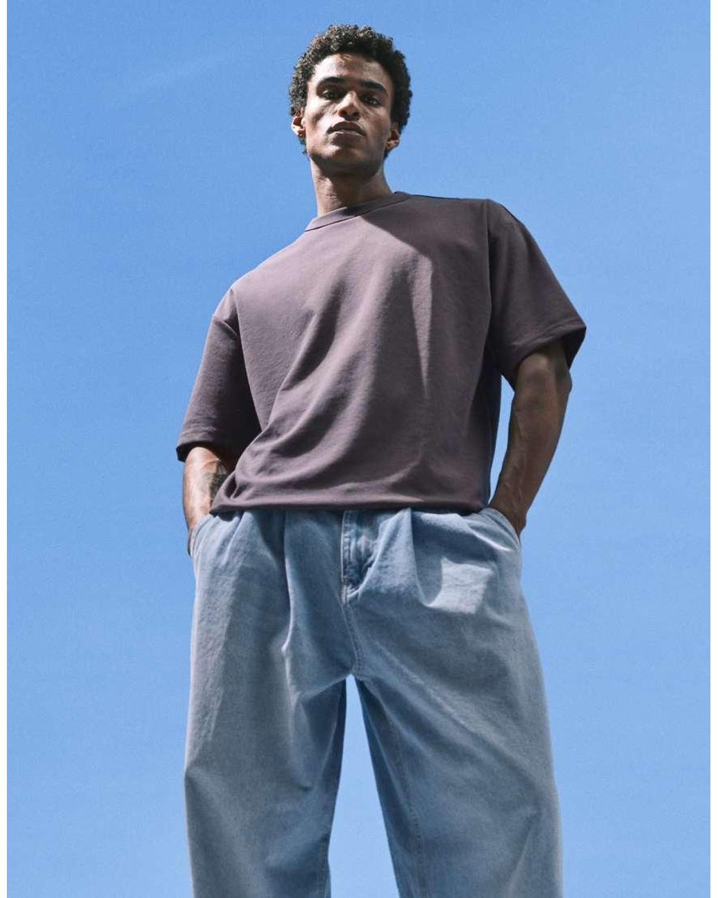 ASOS Gray Breathemaxtm Heavyweight Oversized T-shirt for men