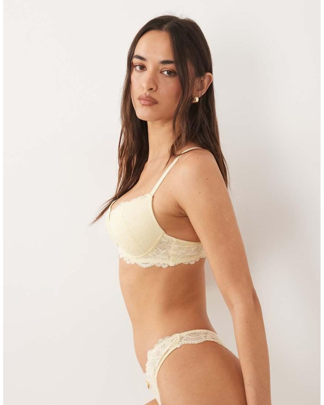 Boux Avenue Natural Aliyah Padded Plunge Bra