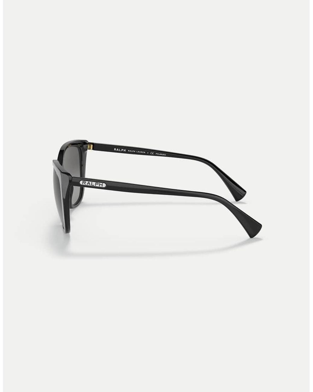 Ralph Gray Butterfly Sunglasses With Polarised Lens