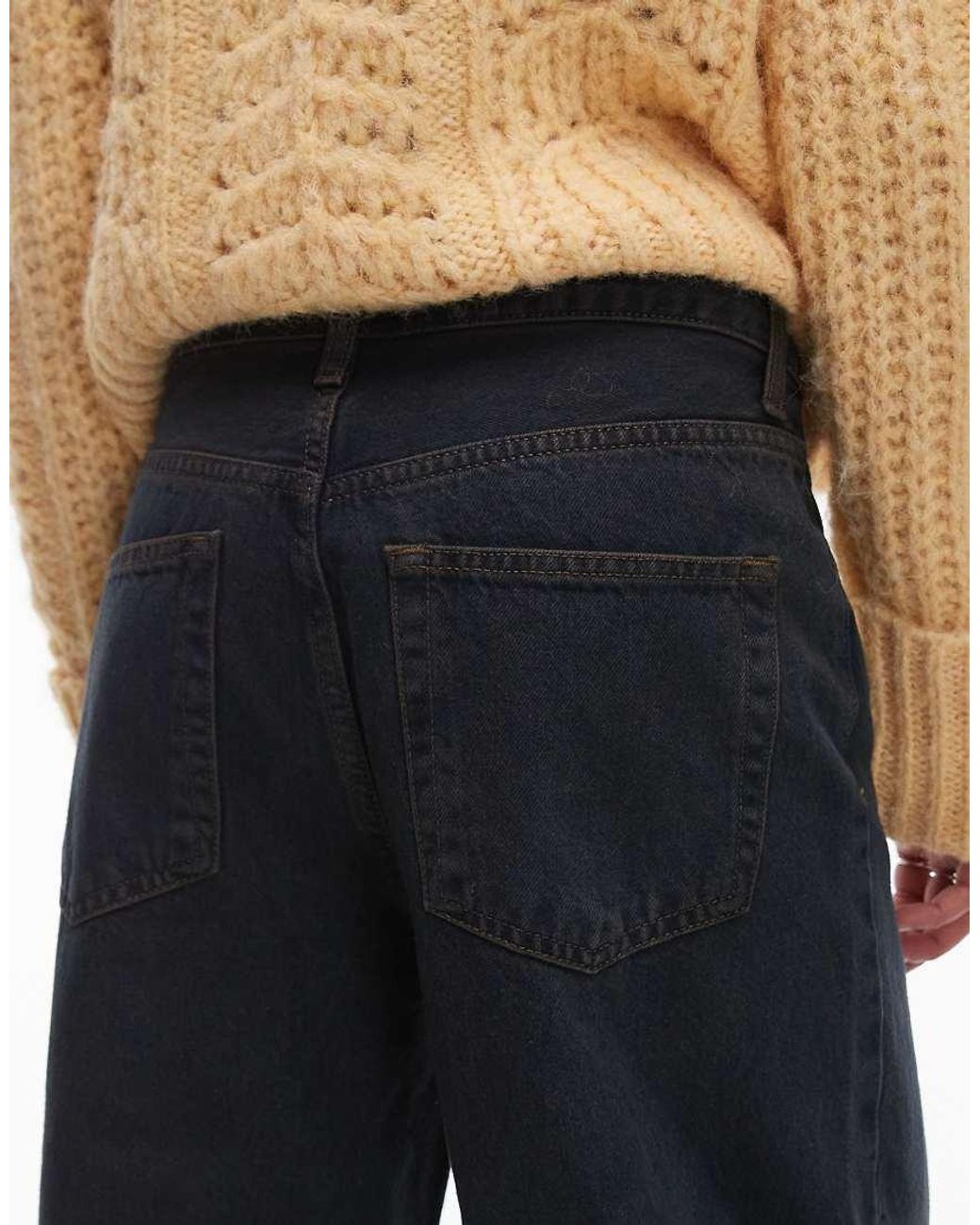 TOPSHOP Blue Skater Lowslung Jean