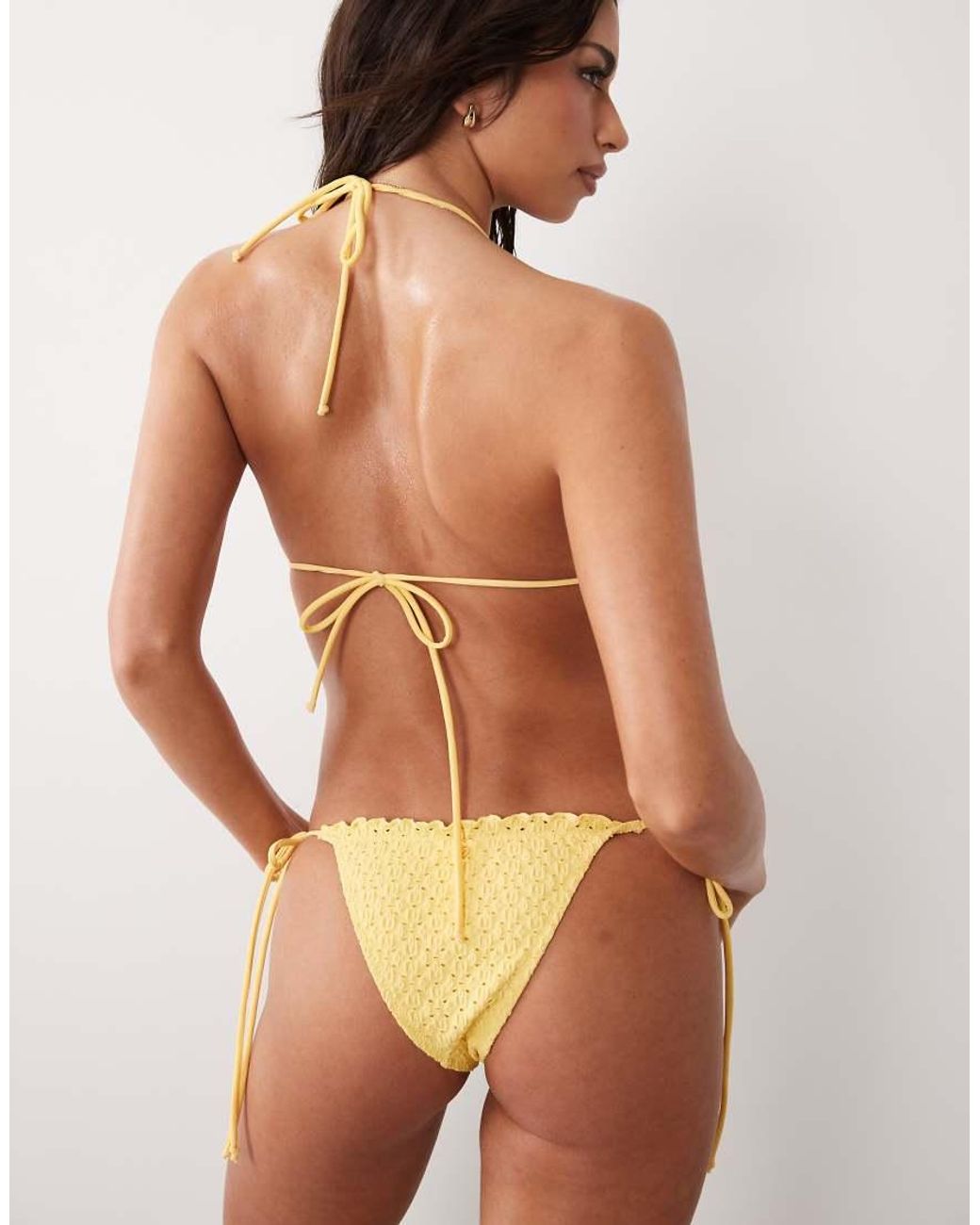 Candypants Multicolor Broderie Tieside Bikini Bottoms