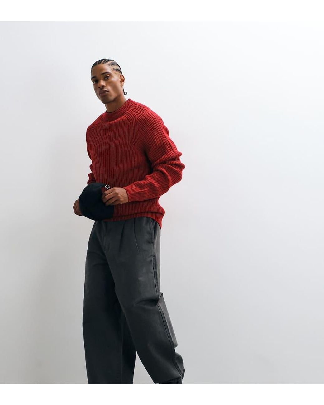 Jersey De Punto Collusion de hombre de color Red