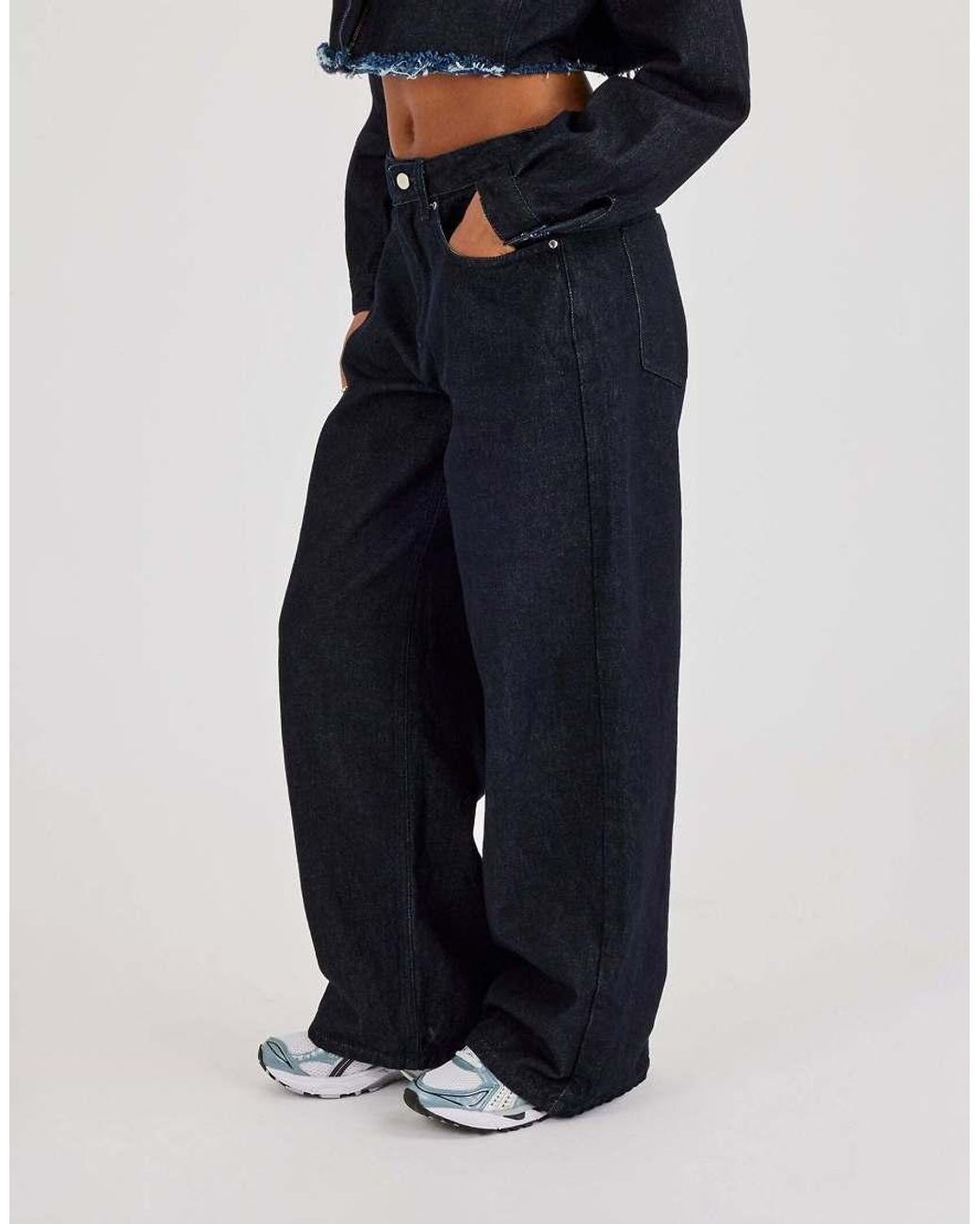 CERNUCCI Blue Low Rise Baggy Jean