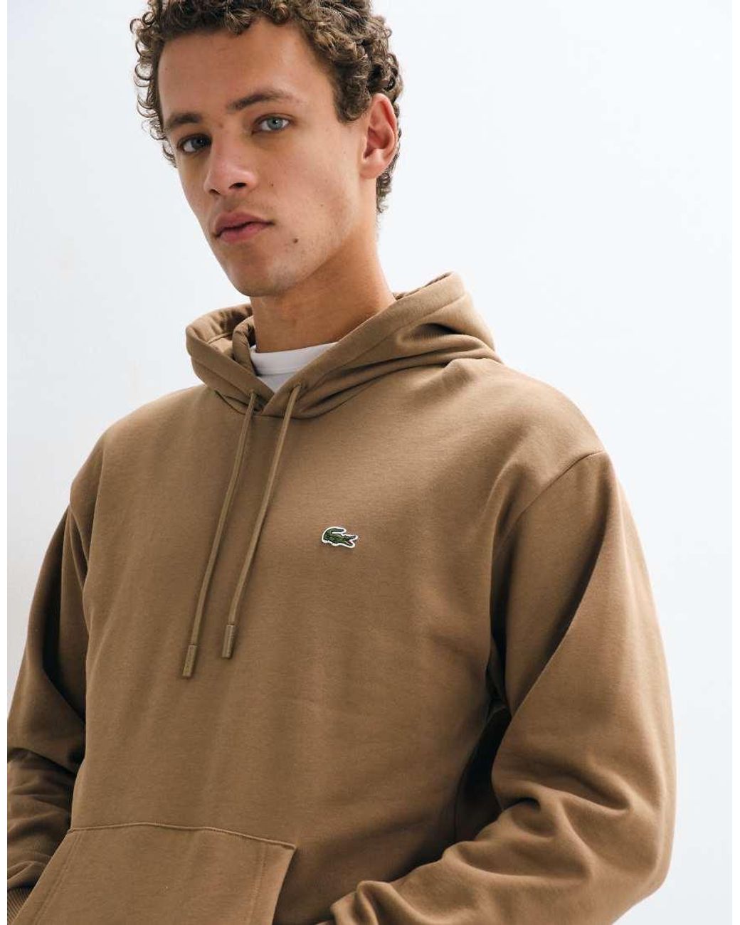 Lacoste Blue Logo Hoodie for men
