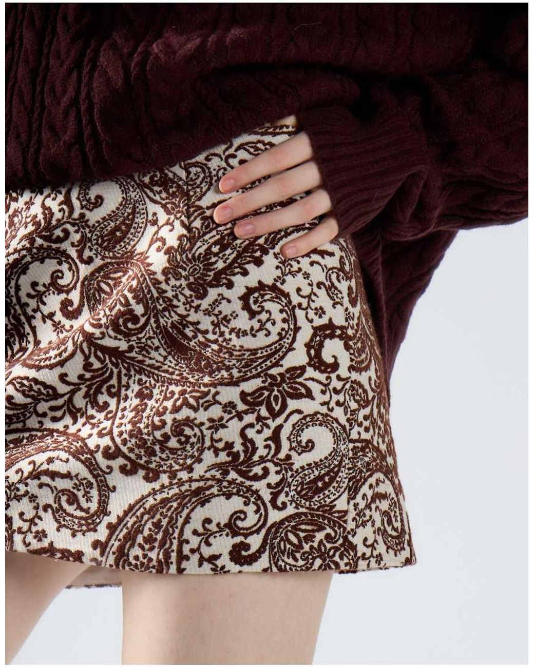 Glamorous Brown Mini Skirt