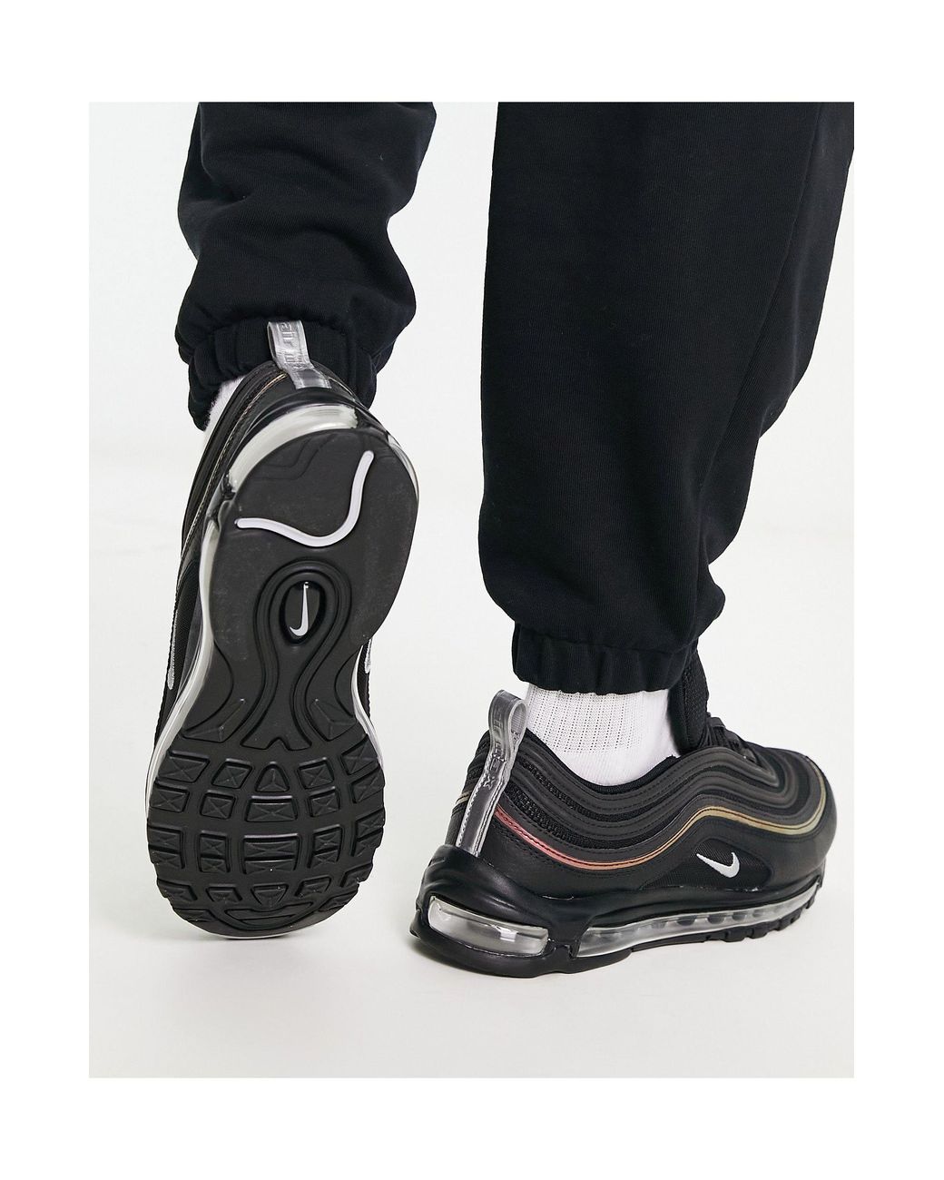 Zapatillas en color y rojo air max 97 Nike de hombre de color Negro | Lyst