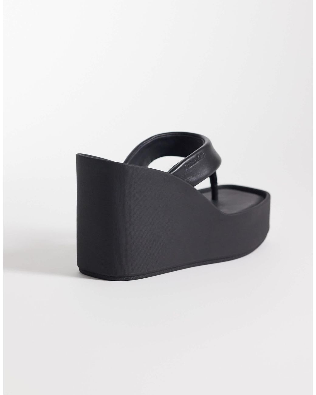 Calvin Klein Blue Jeans – zehenstegsandalen aus leder