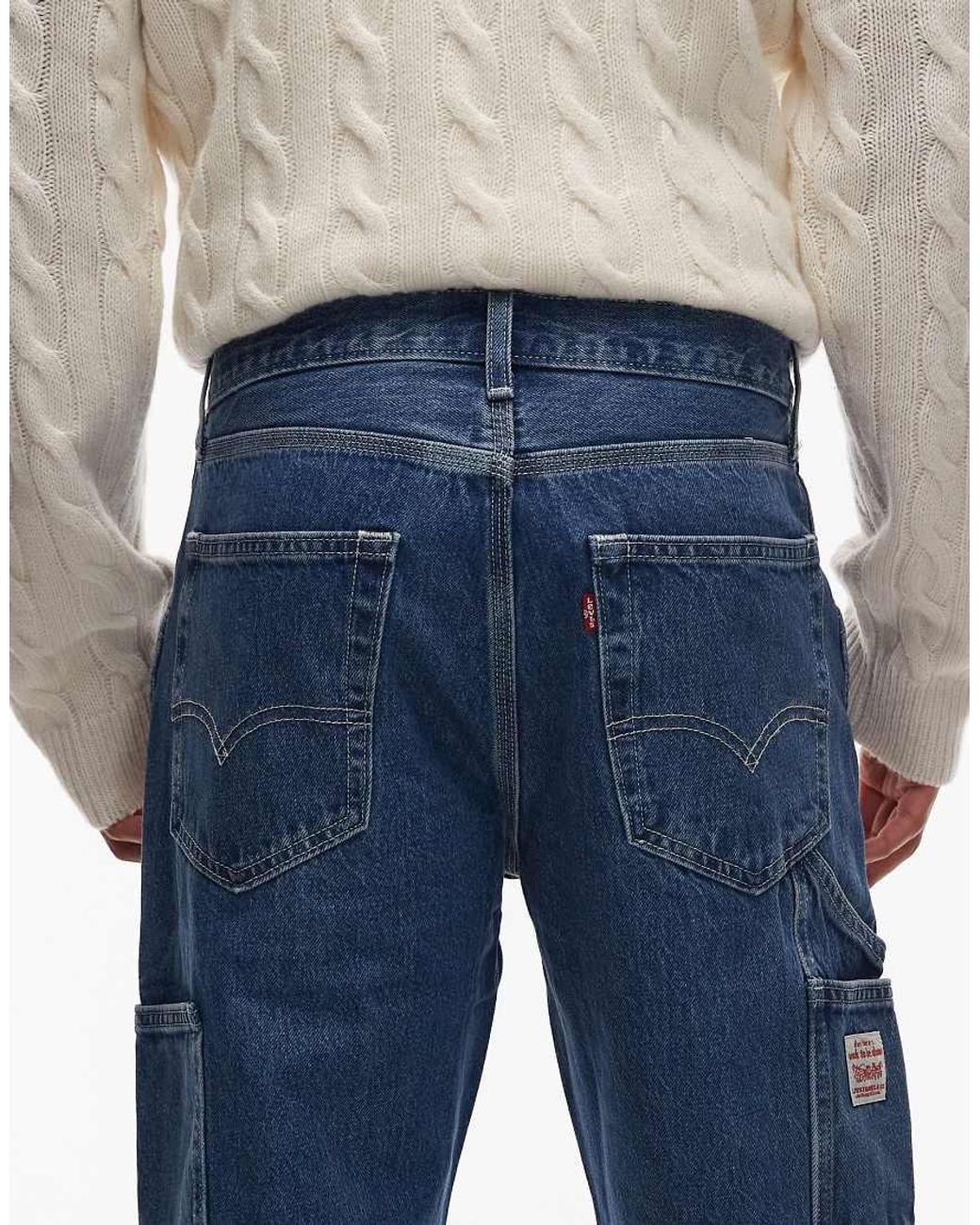 Levi's Blue Workwear 568 Loose Carpenter Jeans for men