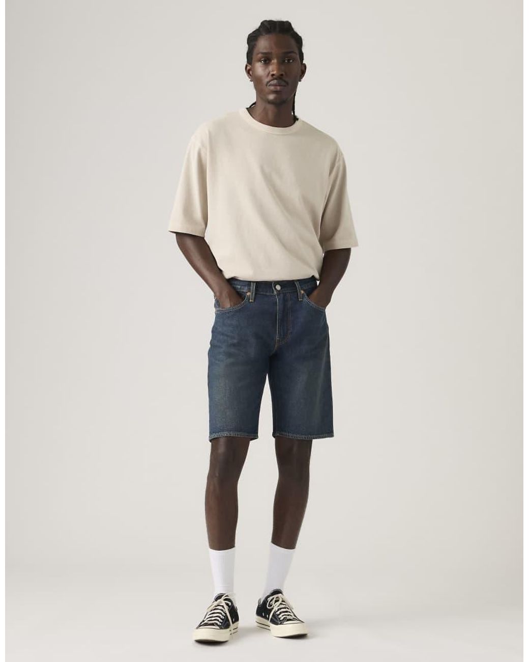 Levi's Blue 405 Standard Shorts for men