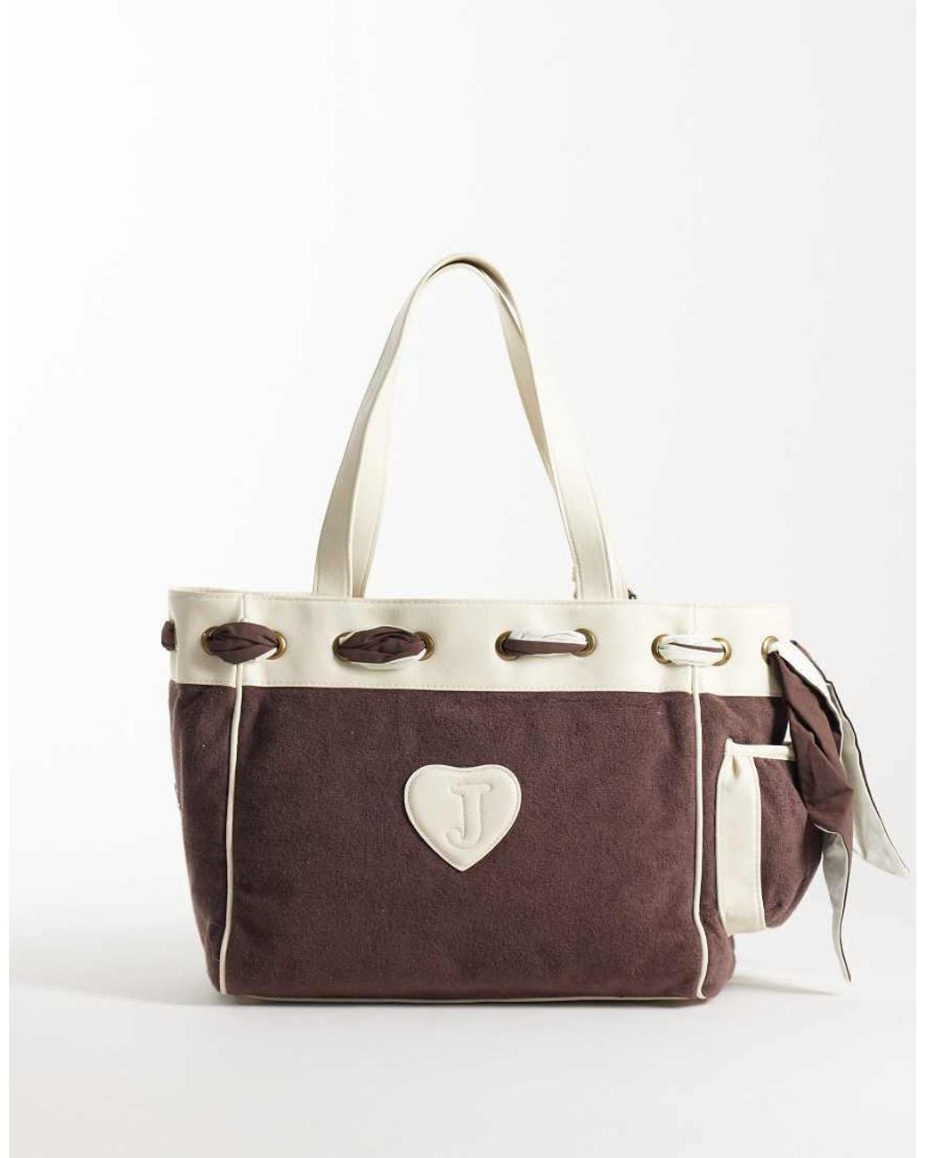 Juicy Couture Natural Logo Daydreamer Large Double Handle Shoulder Bag