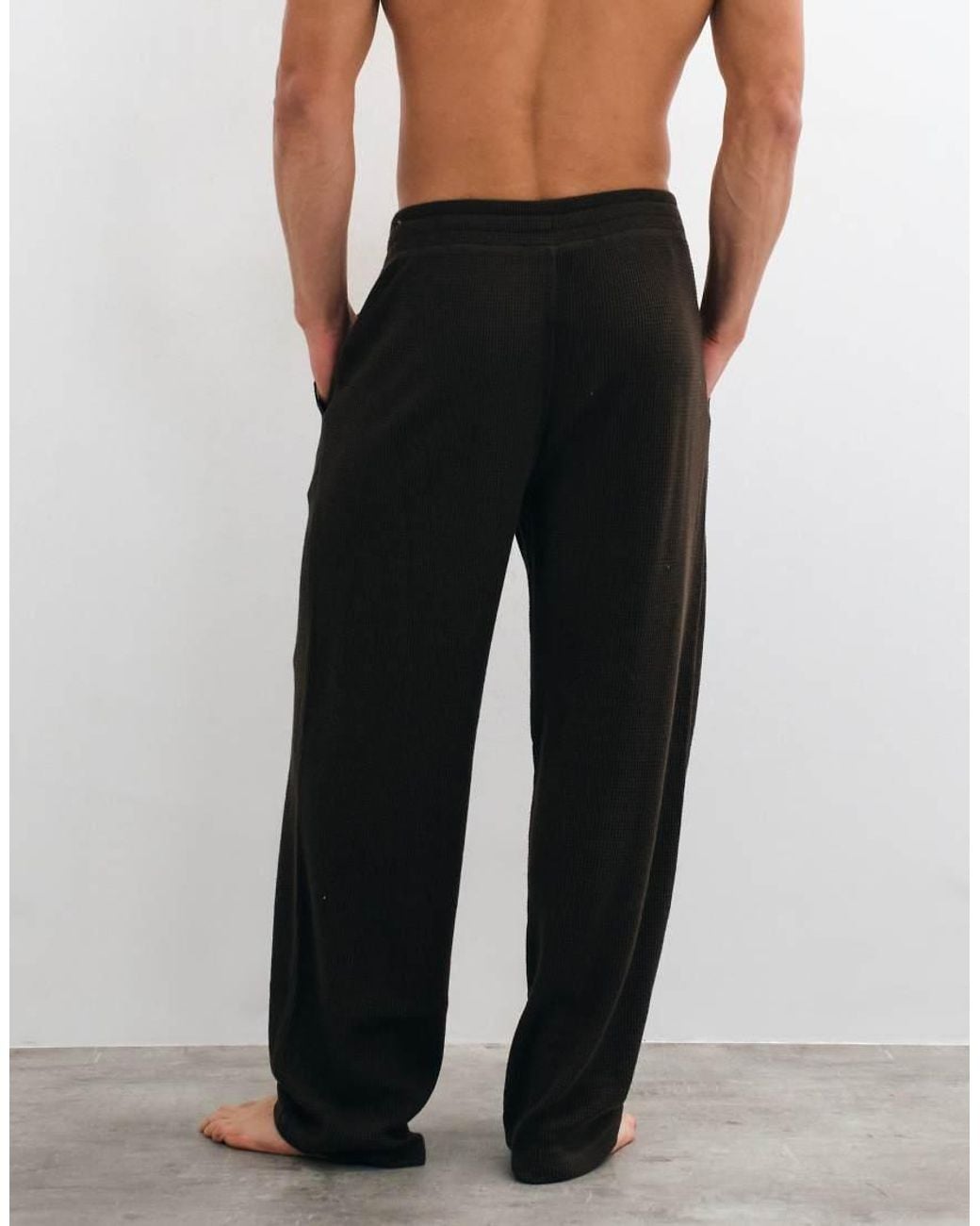 Hollister Multicolor baggy Waffle Pyjama Bottoms for men