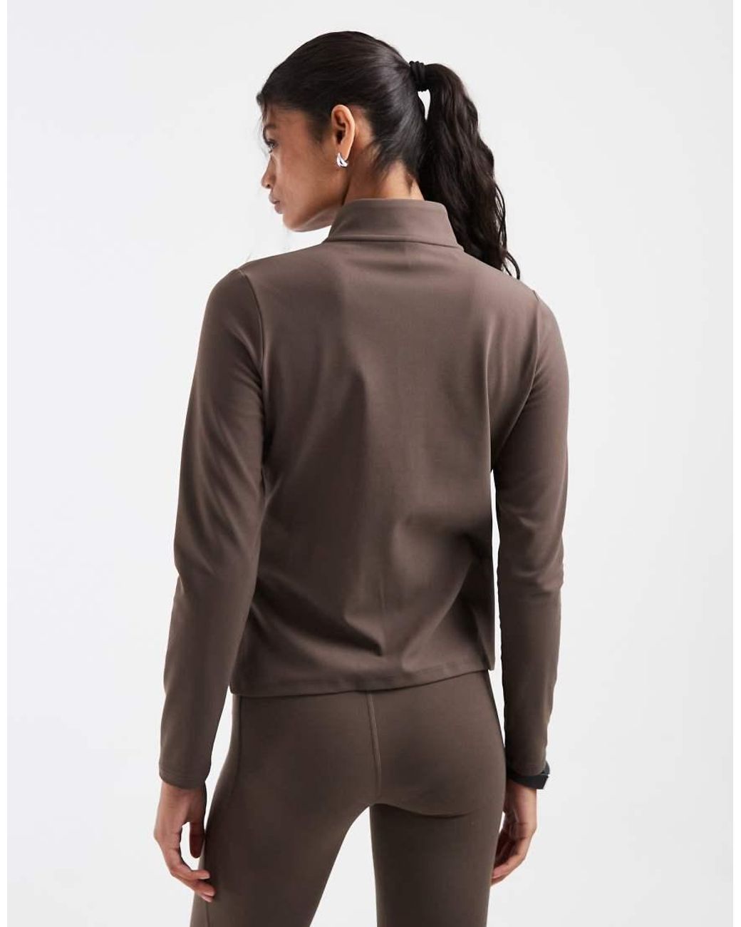 Under Armour Brown Motion Full-zip Training Top