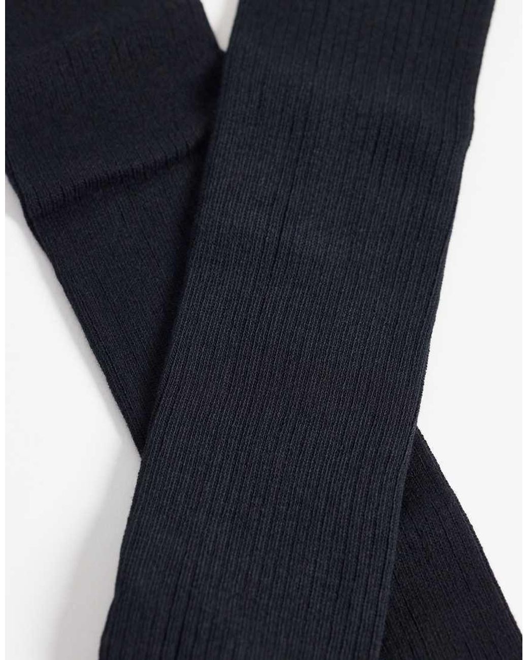 SUI AVA Black Overknee Socks