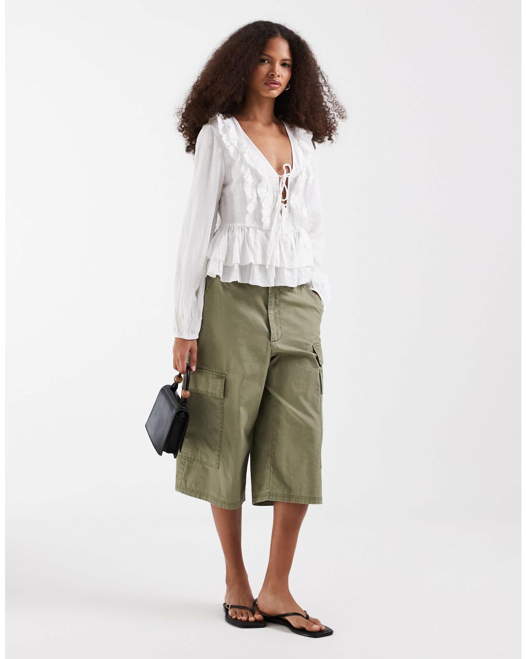 Vero Moda White – boho-bluse