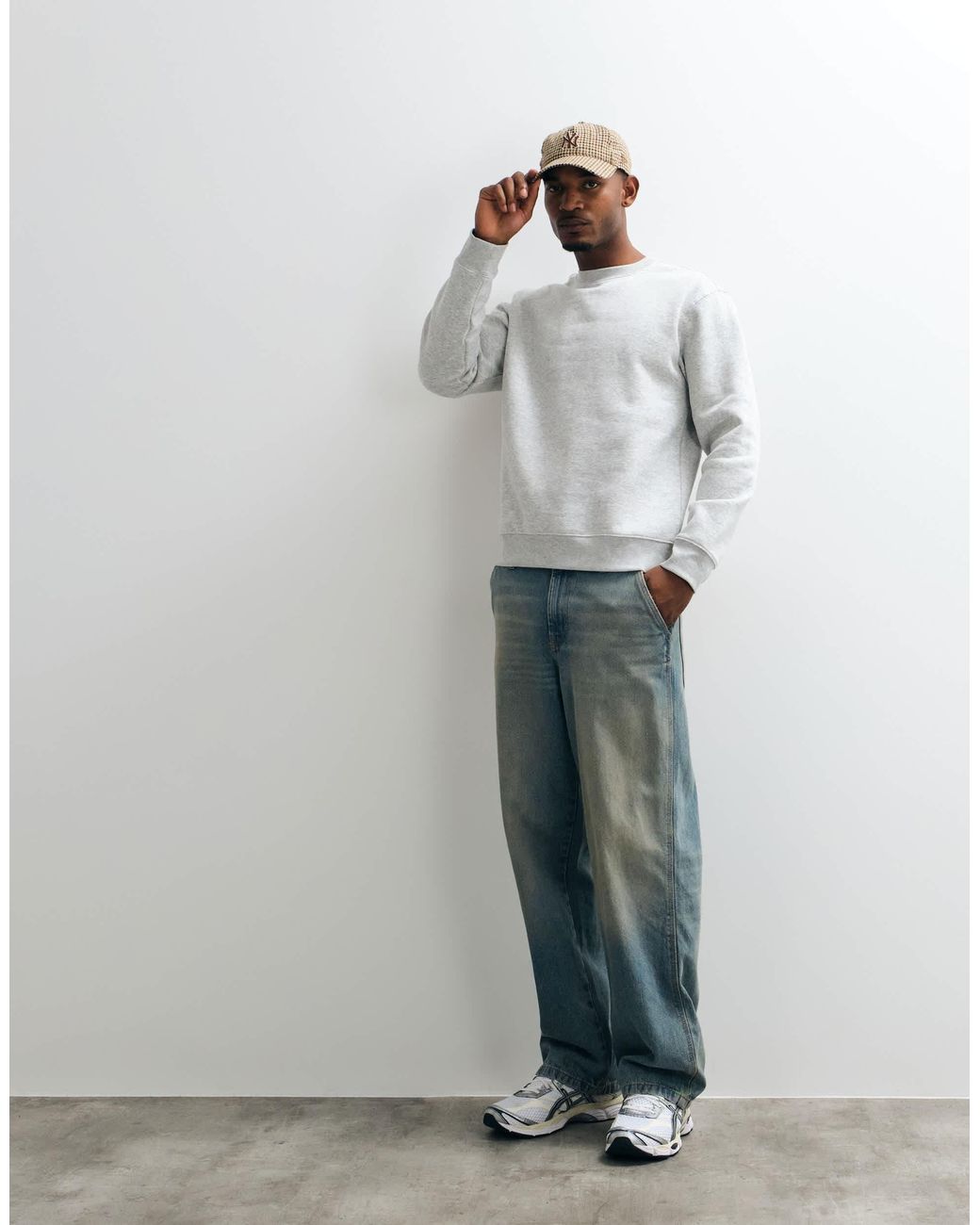Sweat classique - chiné Weekday pour homme en coloris White