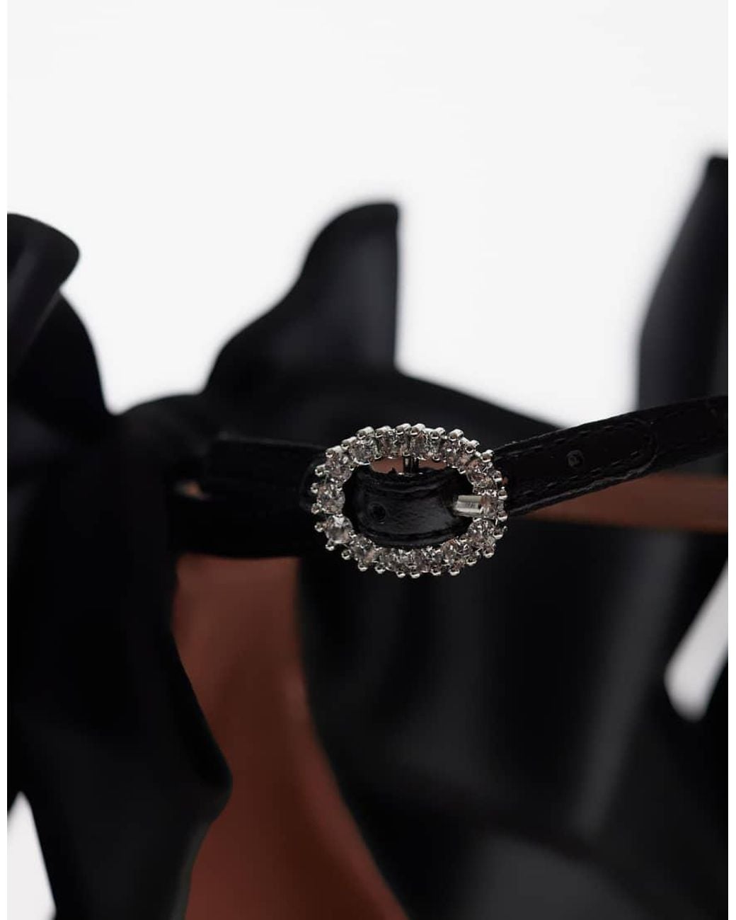 Steve Madden White Boujie Bow Back Heeled Sandals