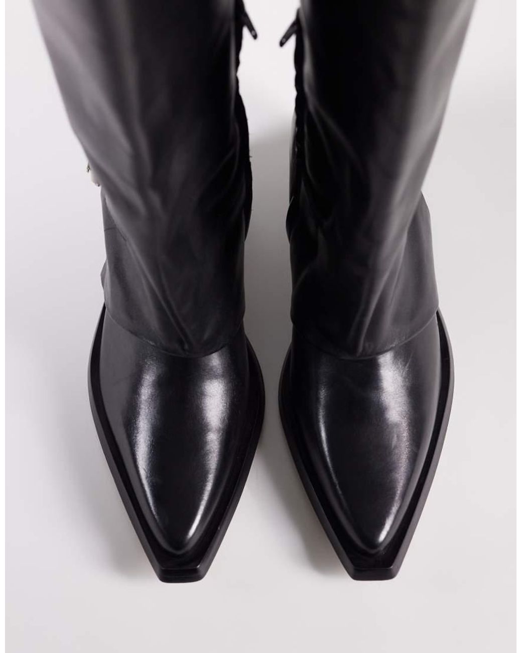 Bronx Blue New-clint Western Knee Boots