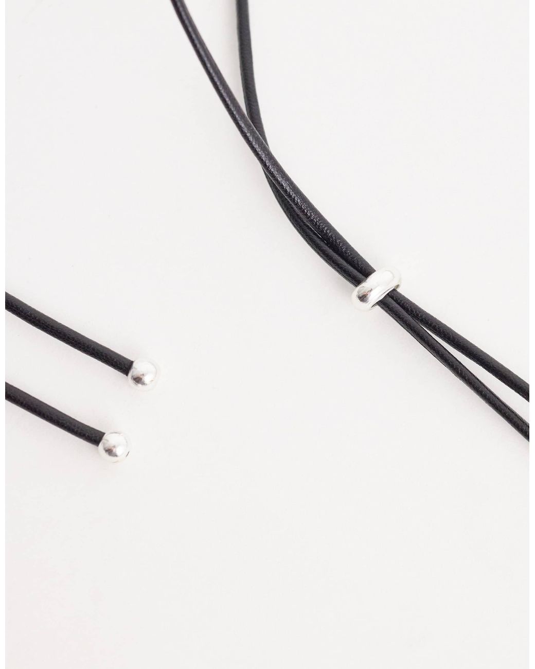 Mango White Statement Tassel Necklace