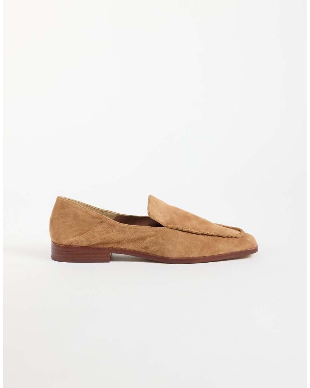 Dolce Vita White Beny Square Toe Loafers