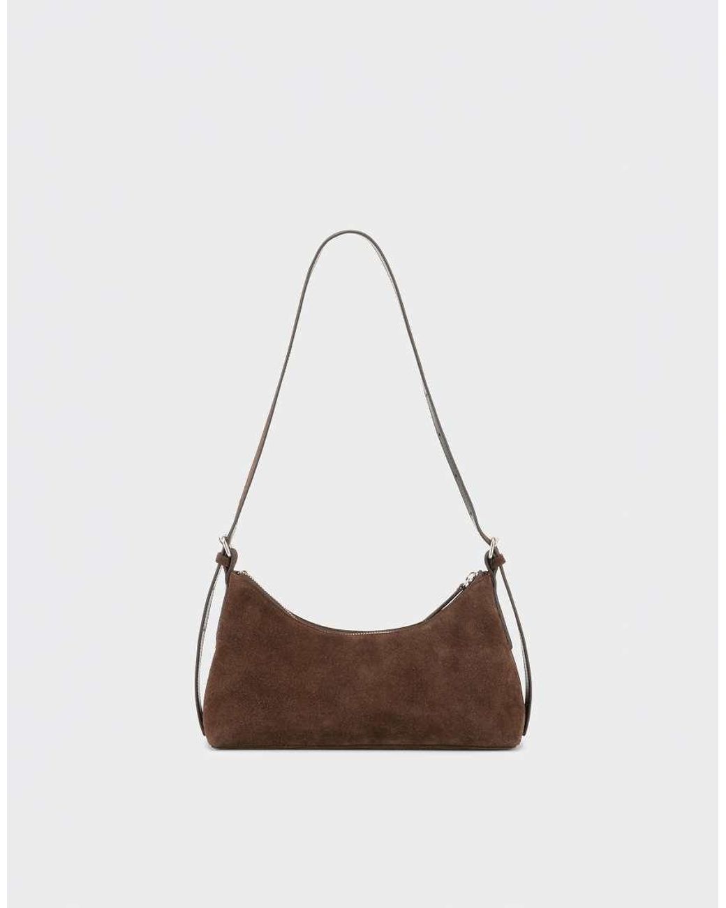 Vagabond White Shoemakers Bari Suede Mini Shoulder Bag
