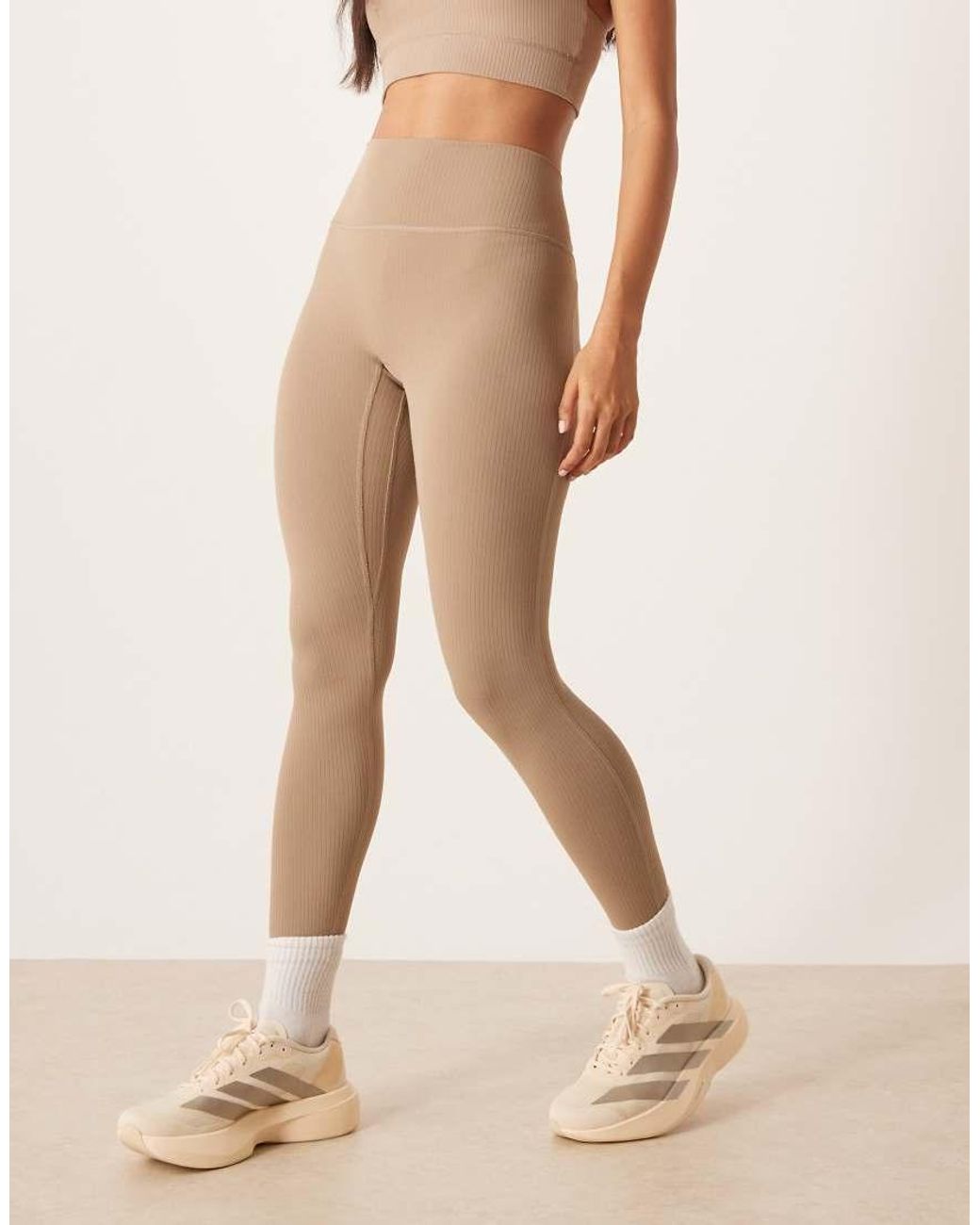 Adidas Originals Natural Adidas Training All Me 7/8 leggings