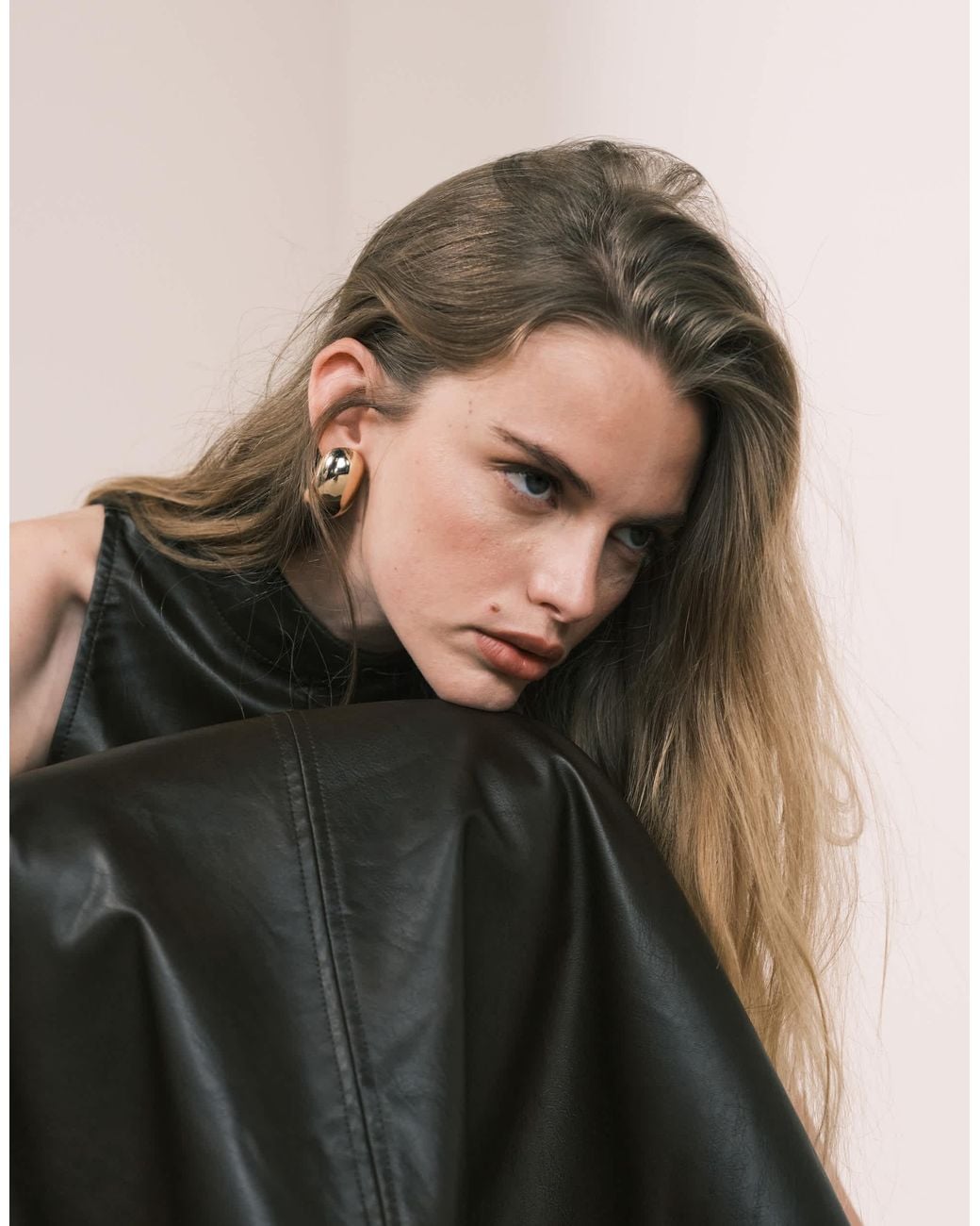 ASOS High Neck Leather Look Maxi Dress With Stitching Detail in Black | Lyst ASOS High Neck Leather Look Maxi Dress With Stitching Detail in Black | Lyst