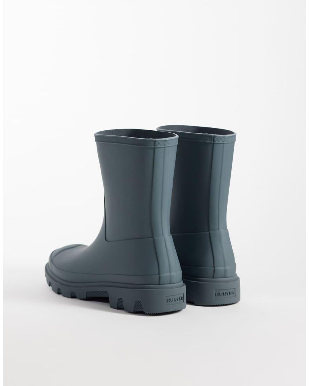 Hunter Blue Unisex Downpour Tall Wellington Boots