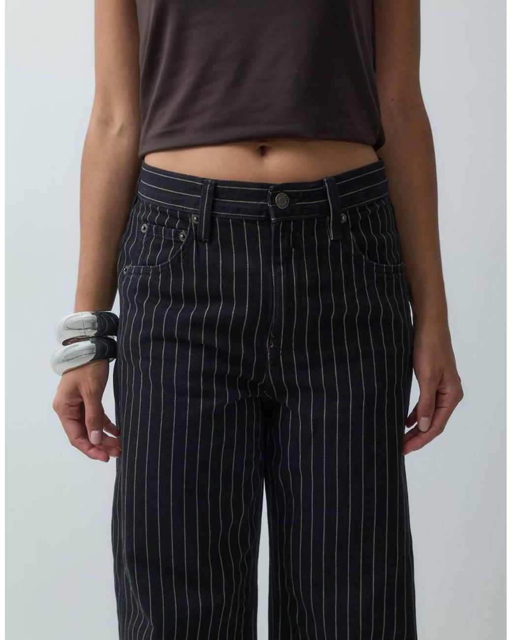 Mango Black Straight Jean
