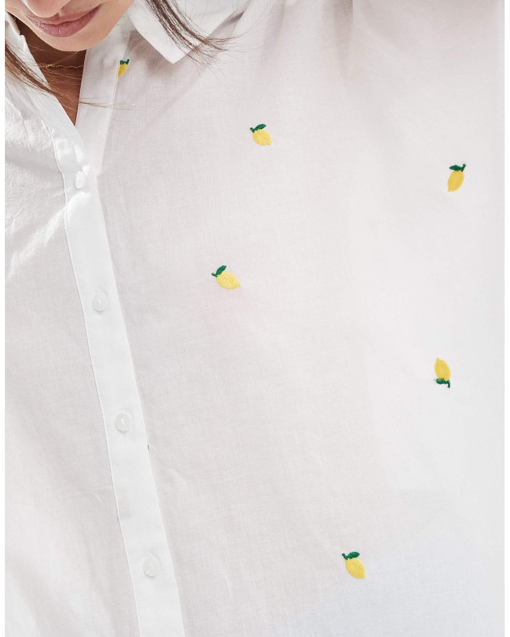 ONLY White – kastiges hemd