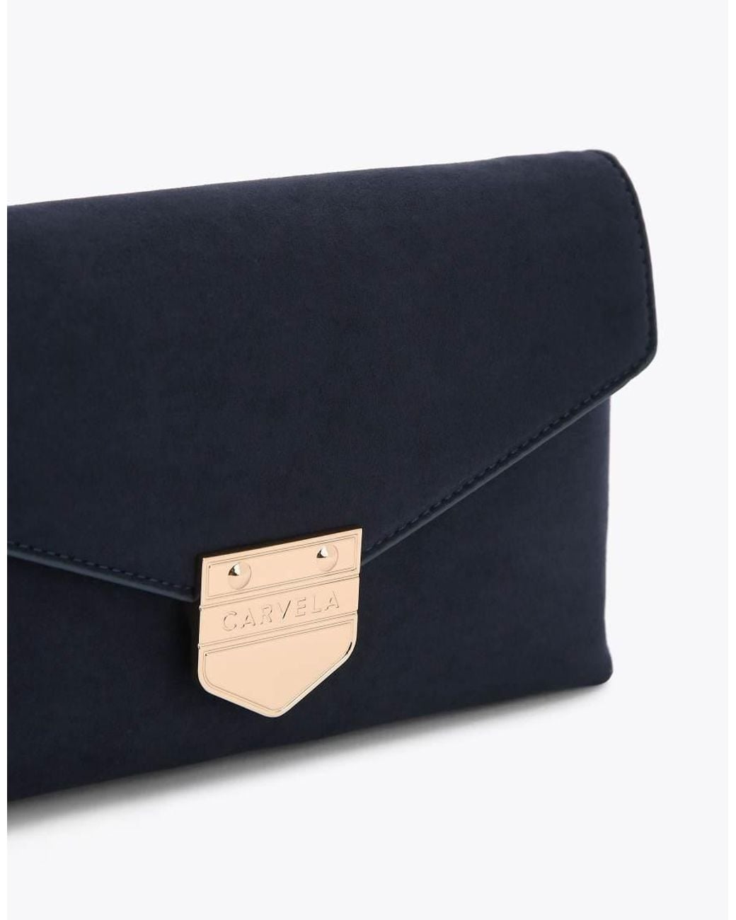 Carvela Kurt Geiger Blue Maria Envelope Clutch