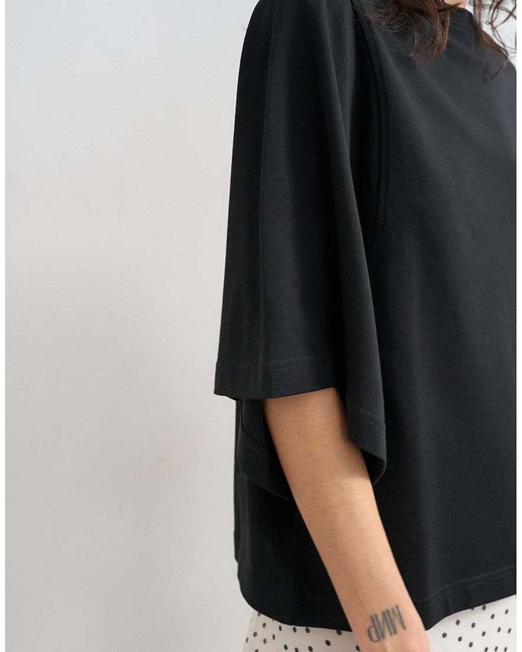 TOPSHOP Black Batwing T-shirt