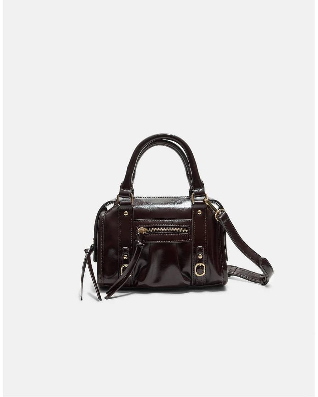 Borsa Bowling A Tracolla di Stradivarius in Blue