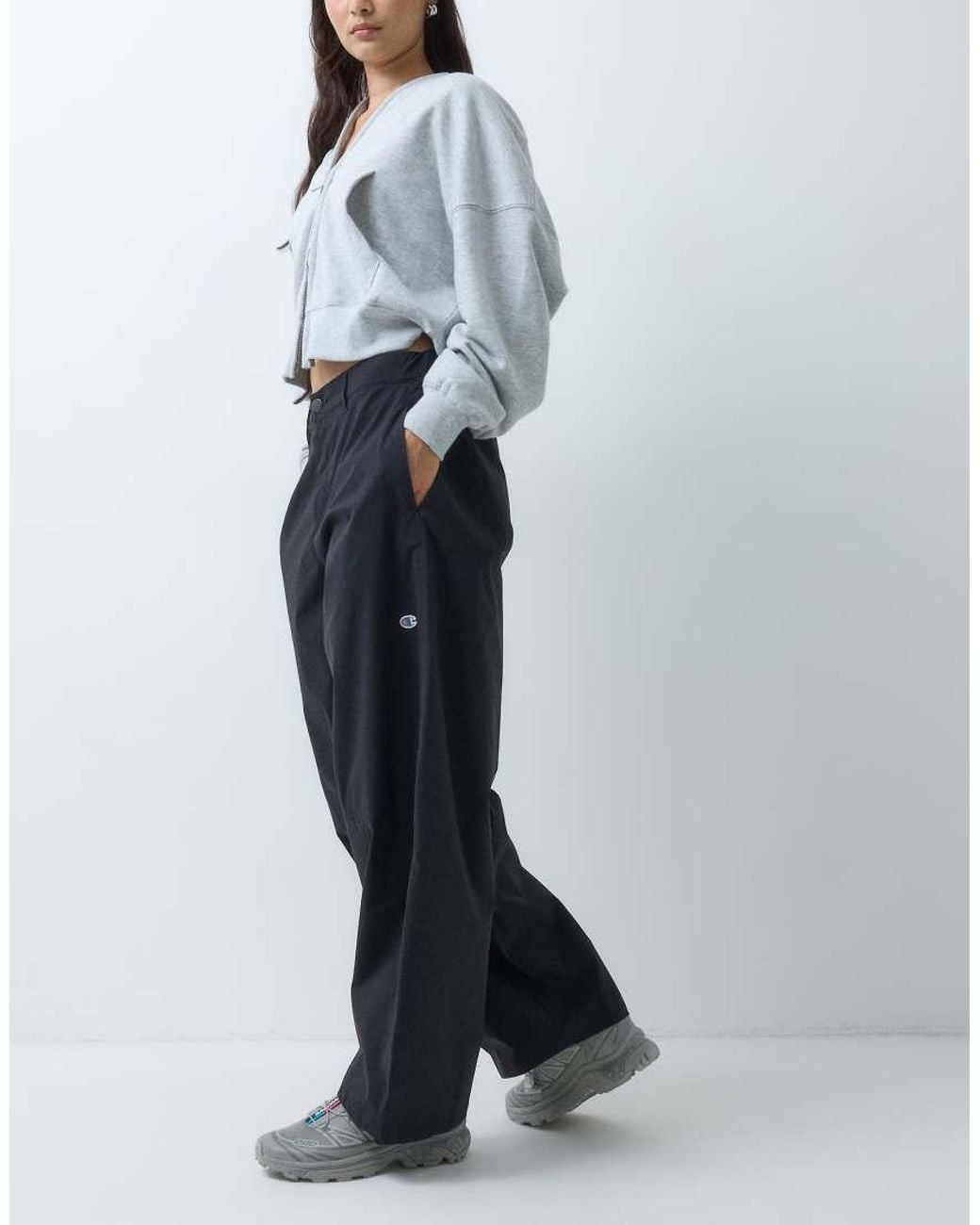 Champion Blue Future Memories Oversized Barrel Fit Trousers
