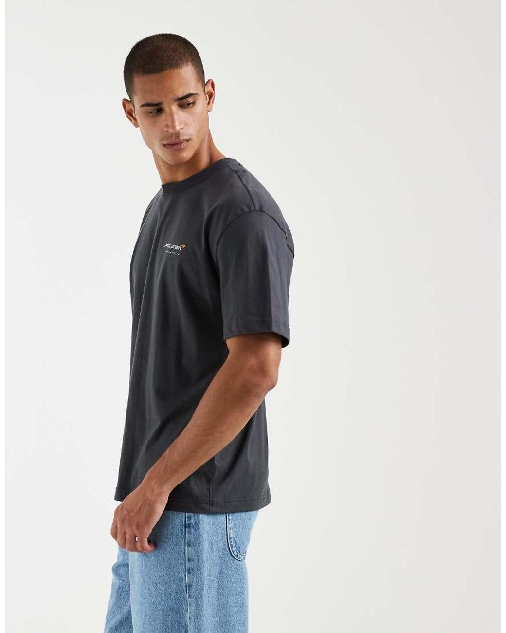 Hollister Blue Miami Racing Back Graphic T-shirt for men