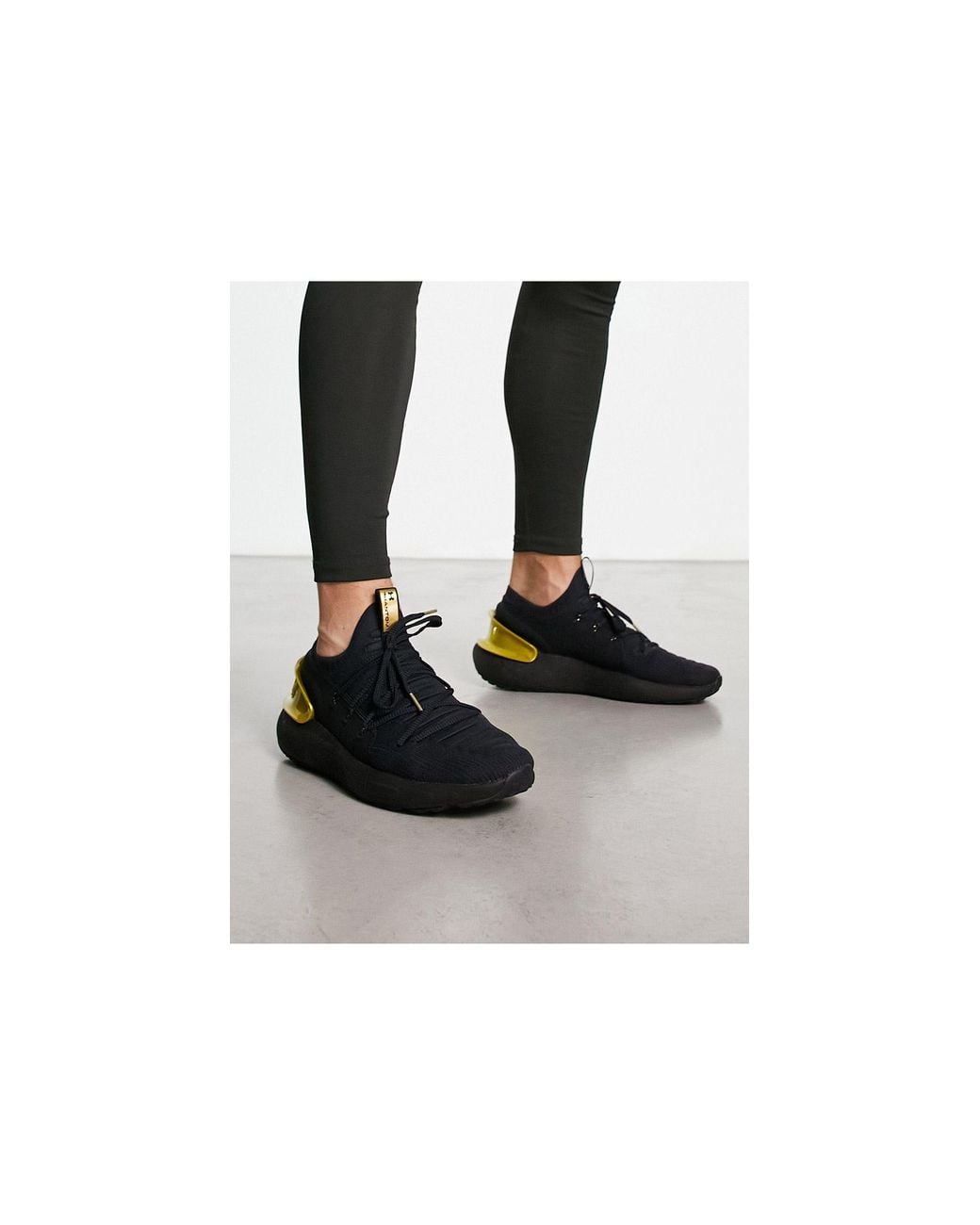 under armour phantom black gold