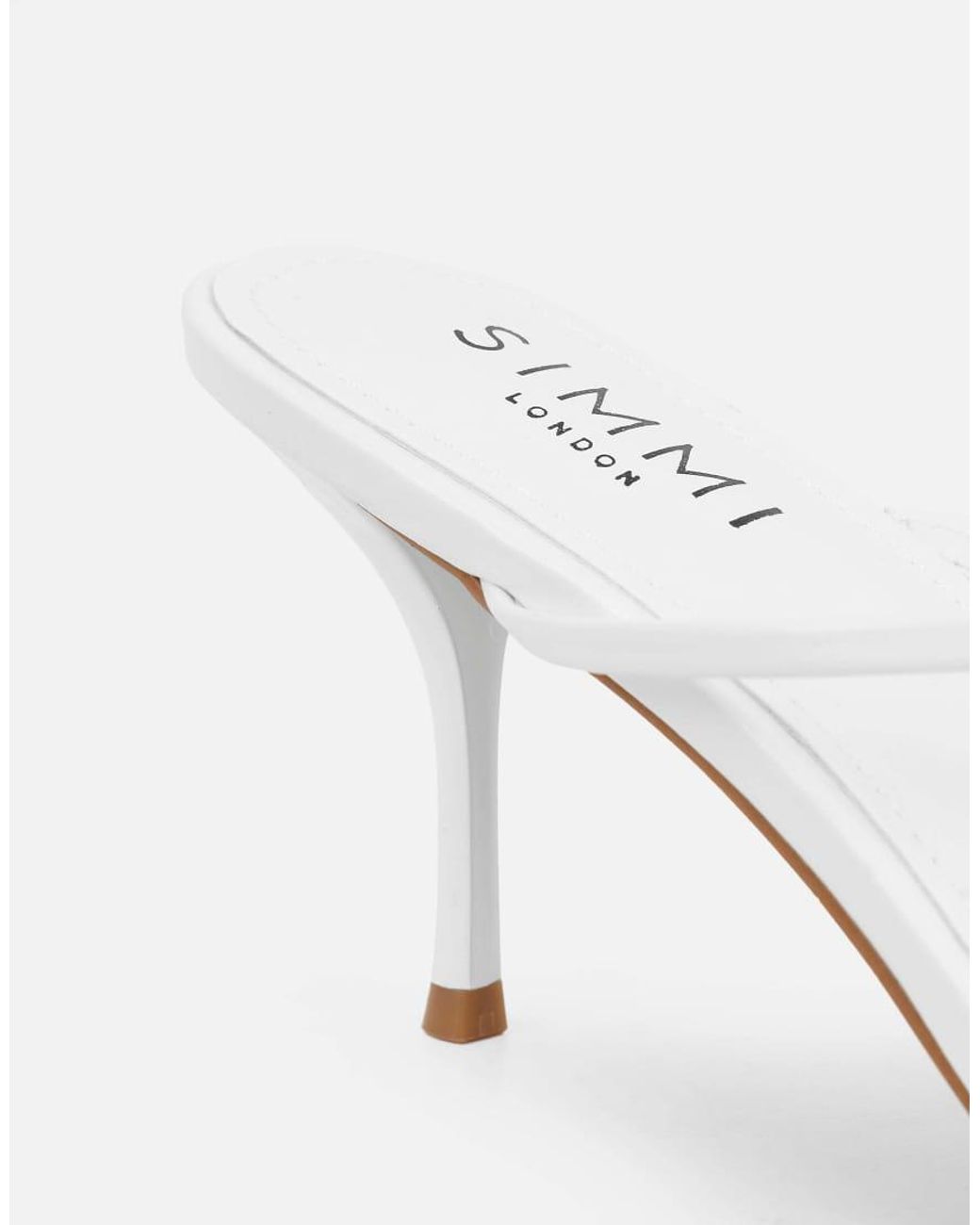 SIMMI Natural Elena Strappy Mules