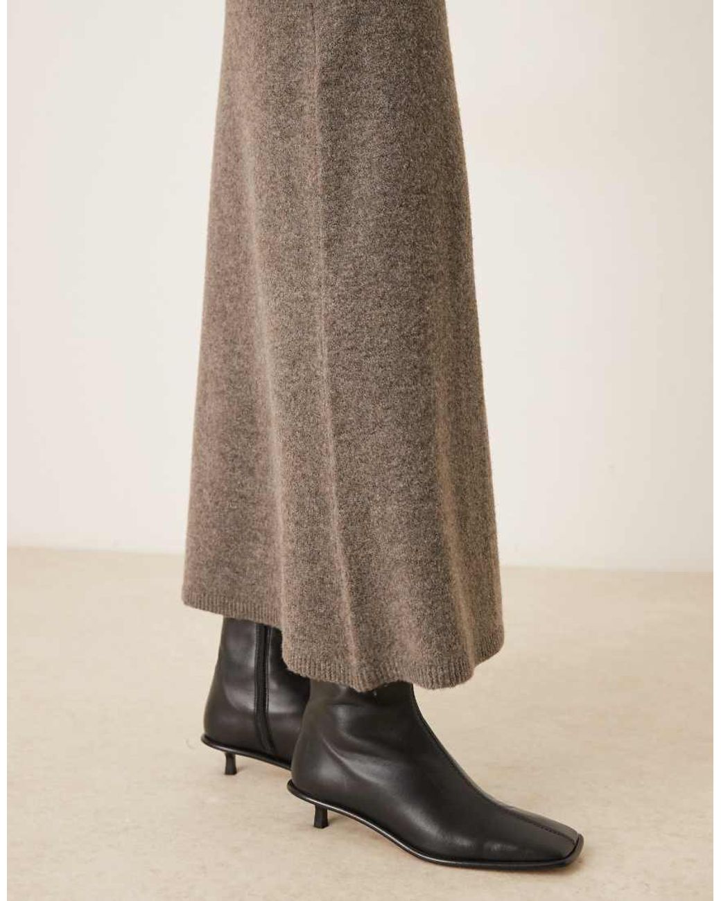 Gonna Lunga di ASOS in Natural