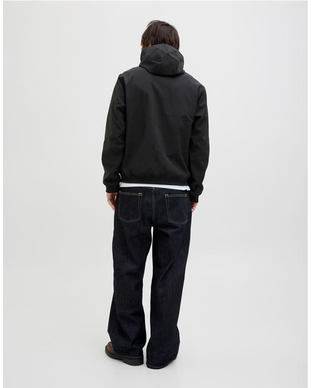 Jack & Jones Black Light Padded Jacket for men
