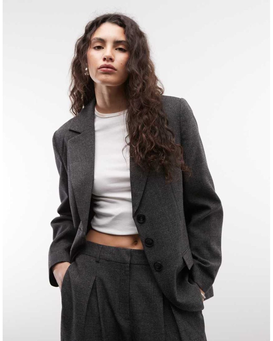 Collusion Black Oversized Blazer Co-Ord