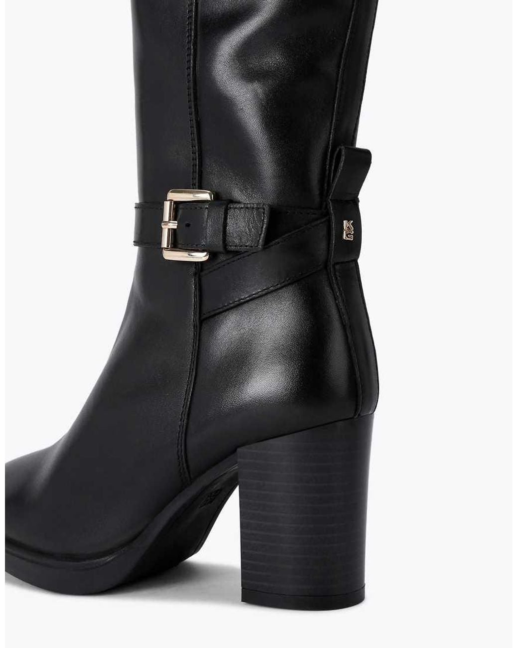 KG by Kurt Geiger Black Sage High Leg Knee Boots