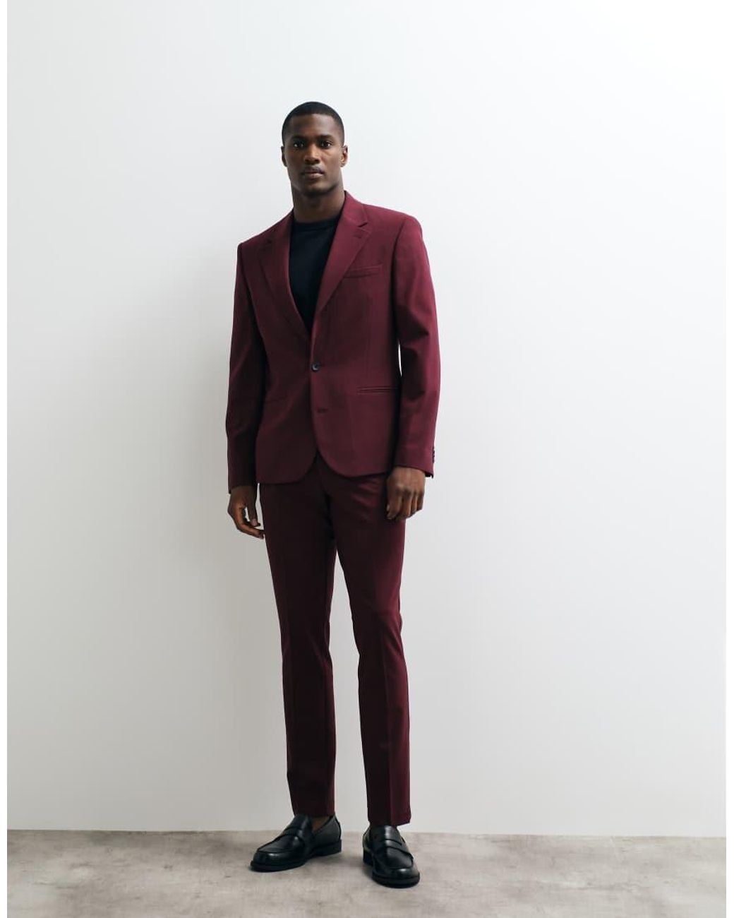 ASOS Purple Flexmaxtm Skinny Suit Jacket for men