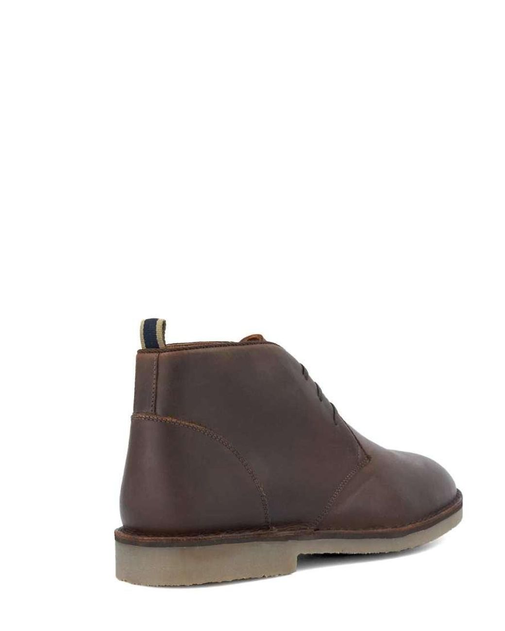 Dune Brown Cashed Desert Boots for men