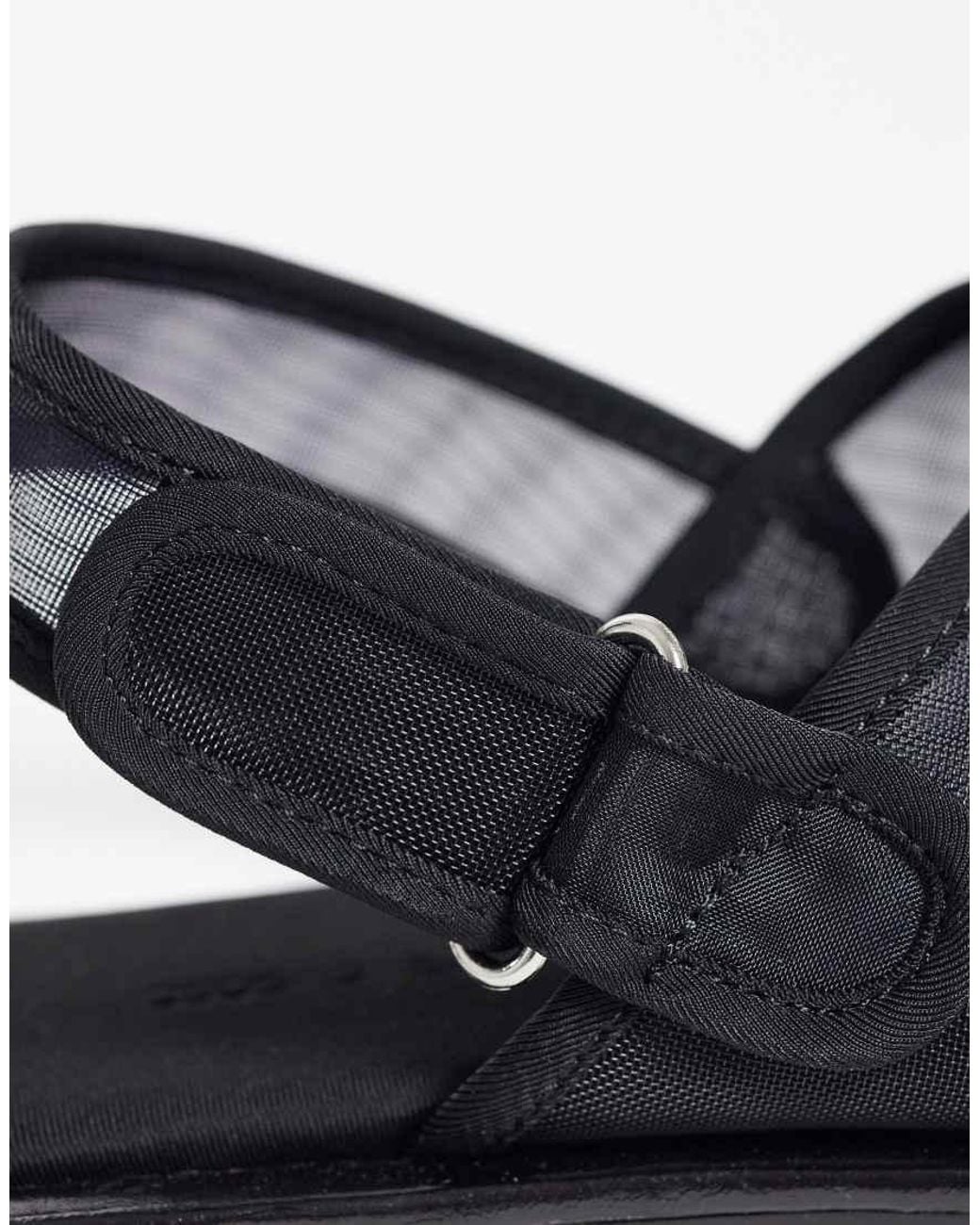 ASOS Blue Francine Mesh Sling Back Sandals