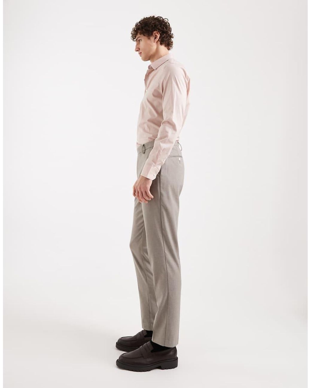 ASOS White Slim Suit Trousers for men
