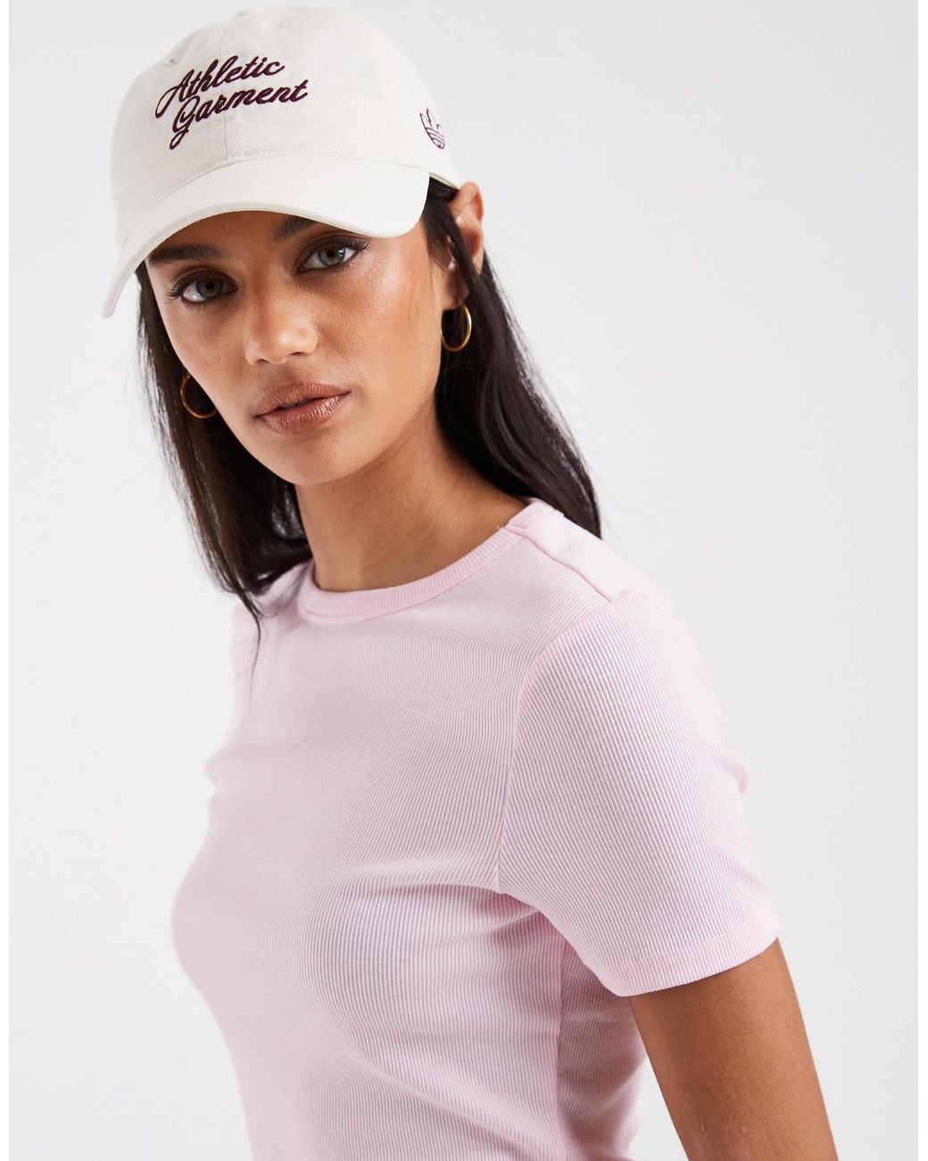 ONLY White Fitted Ribbed Top