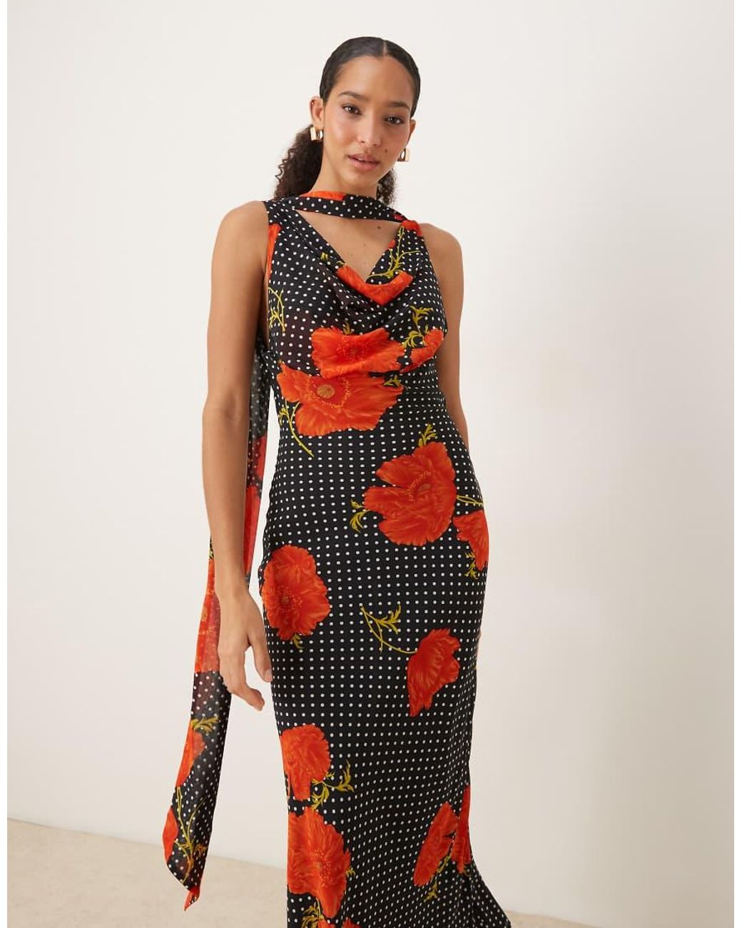 Never Fully Dressed Natural Sophie Midi Dress