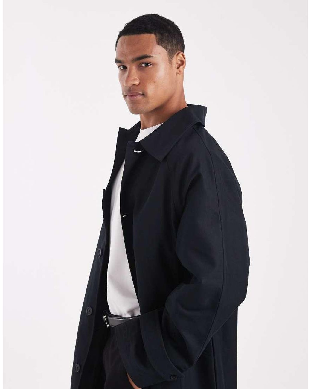 Trenca Extragrande En De ASOS de hombre de color Blue